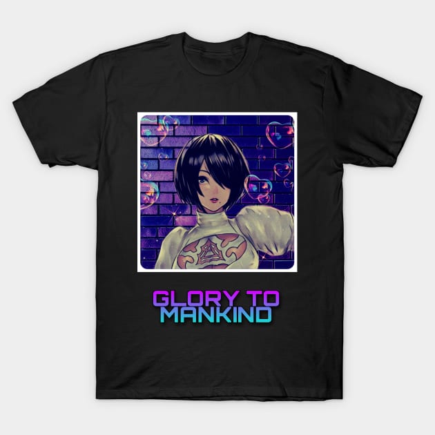 Glory To Mankind (2P) T-Shirt by Kai's Weeb Shelter